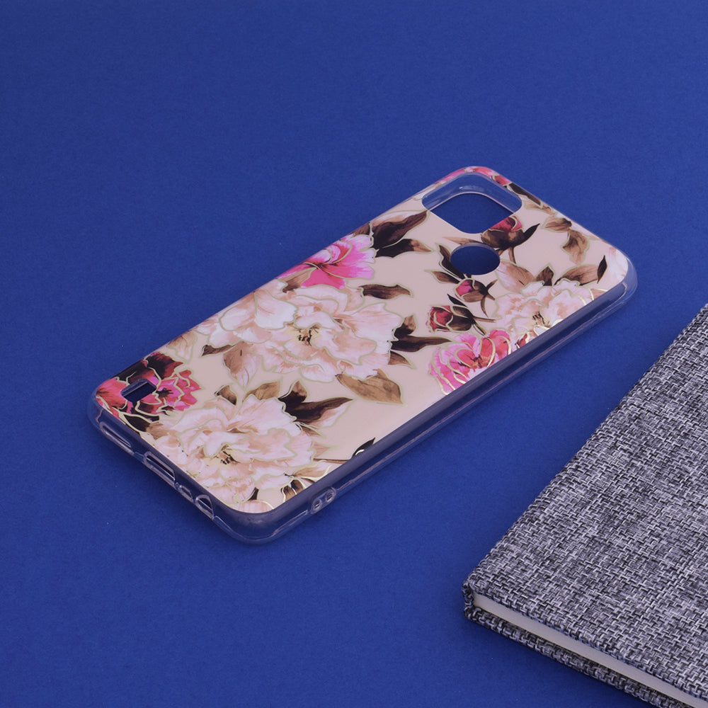 Funda para Realme C21Y / C25Y, Techsuit, Marble, Beige