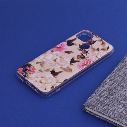 Funda para Realme C21Y / C25Y, Techsuit, Marble, Beige