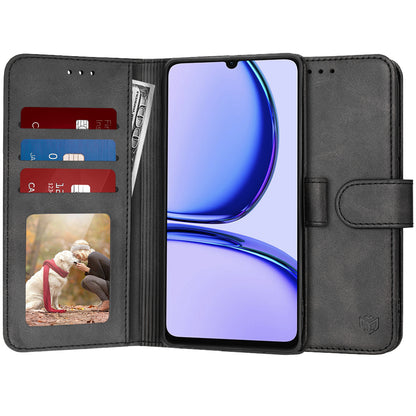 Funda para Realme C53, Techsuit, Diary Book, Negra