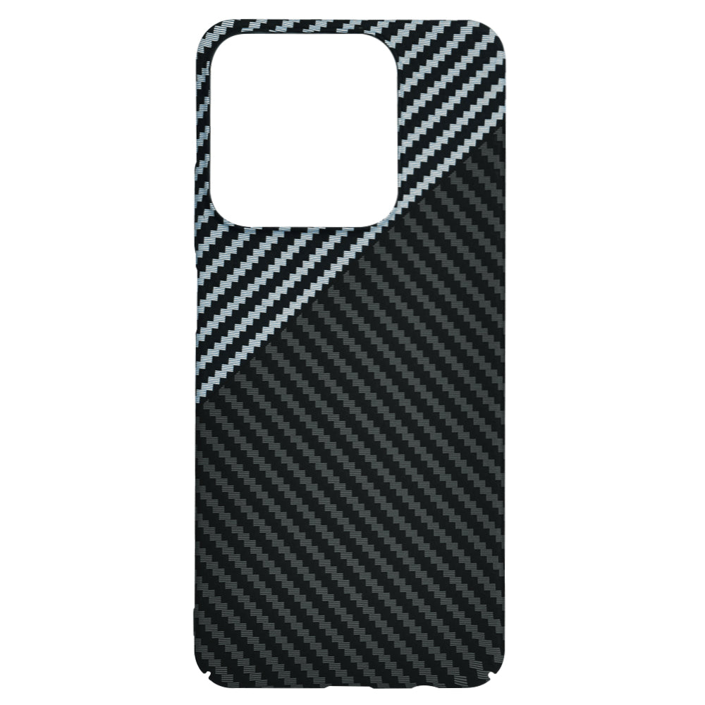 Funda para Realme C63 / C61, Techsuit, Carbonite FiberShell, Negra Gris