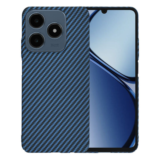 Funda para Realme C63 / C61, Techsuit, Carbonite FiberShell, Turquesa