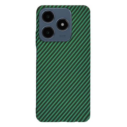 Funda para Realme C63 / C61, Techsuit, Carbonite FiberShell, Verde