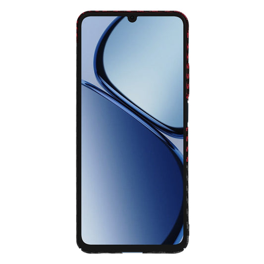 Funda para Realme C63 / C61, Techsuit, Carbonite FiberShell, Negra Roja