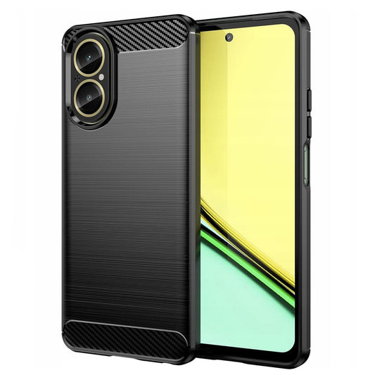 Funda para Realme C67 4G, Techsuit, Carbono, Negra