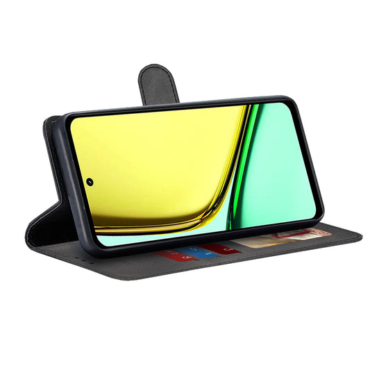 Funda para Realme C67 4G, Techsuit, Diary Book, Negra