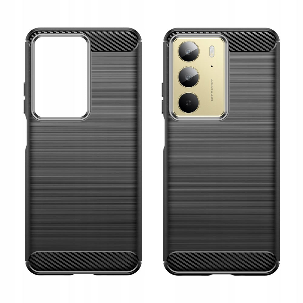 Funda para Realme C75 5G / 14x, Techsuit, Carbono, Negra