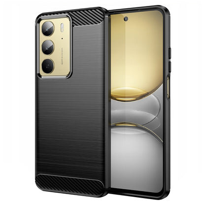 Funda para Realme C75 5G / 14x, Techsuit, Carbono, Negra