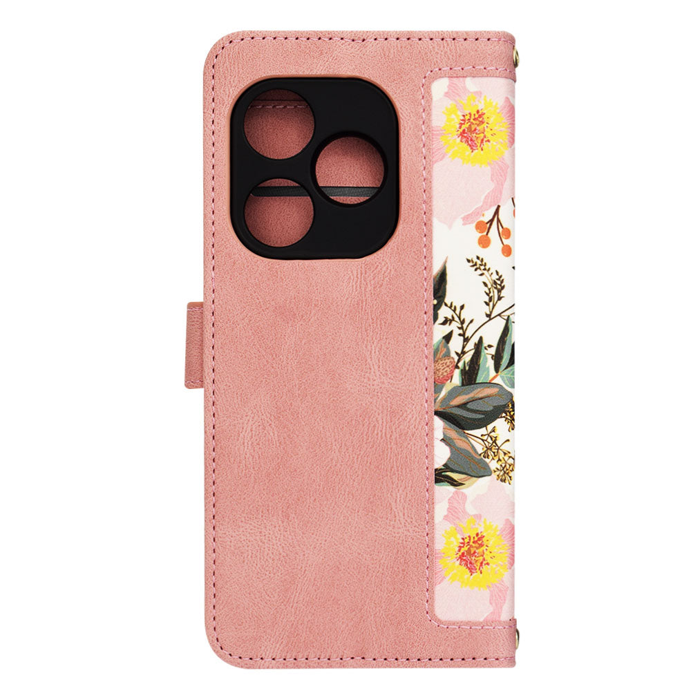 Funda para Realme GT 6T / GT 6, Techsuit, FlipCraft, Rosa