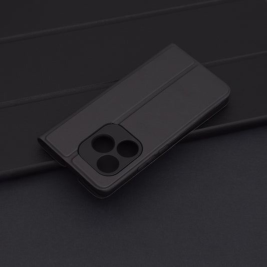 Case for Realme GT 6T / GT 6, Techsuit, Magskin Book, Black