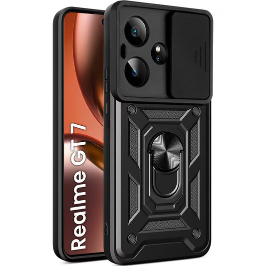 Funda para Realme GT 7, Techsuit, CamShield, Negra