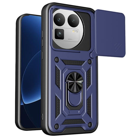 Funda para Realme GT 8 Pro, Techsuit, CamShield (Recorte Redondo para Cámara), Azul