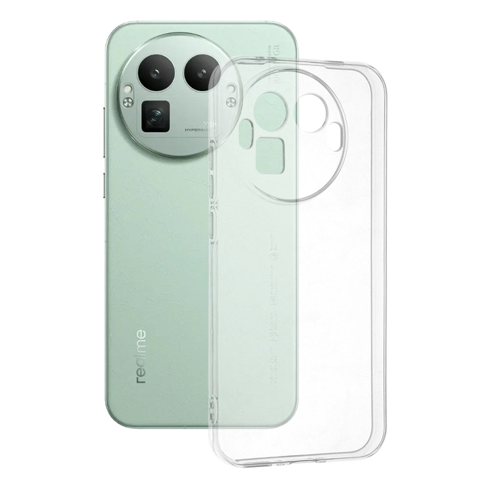 Funda para Realme GT 8 Pro, Techsuit, Clear (Corte Redondo para Cámara), Transparente