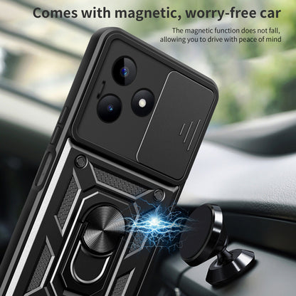 Funda para Realme Note 50 / C51, Techsuit, CamShield, Negra
