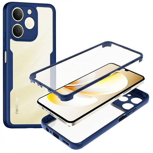 Funda para Realme Note 70T, Techsuit, ColorVerse 360, Azul