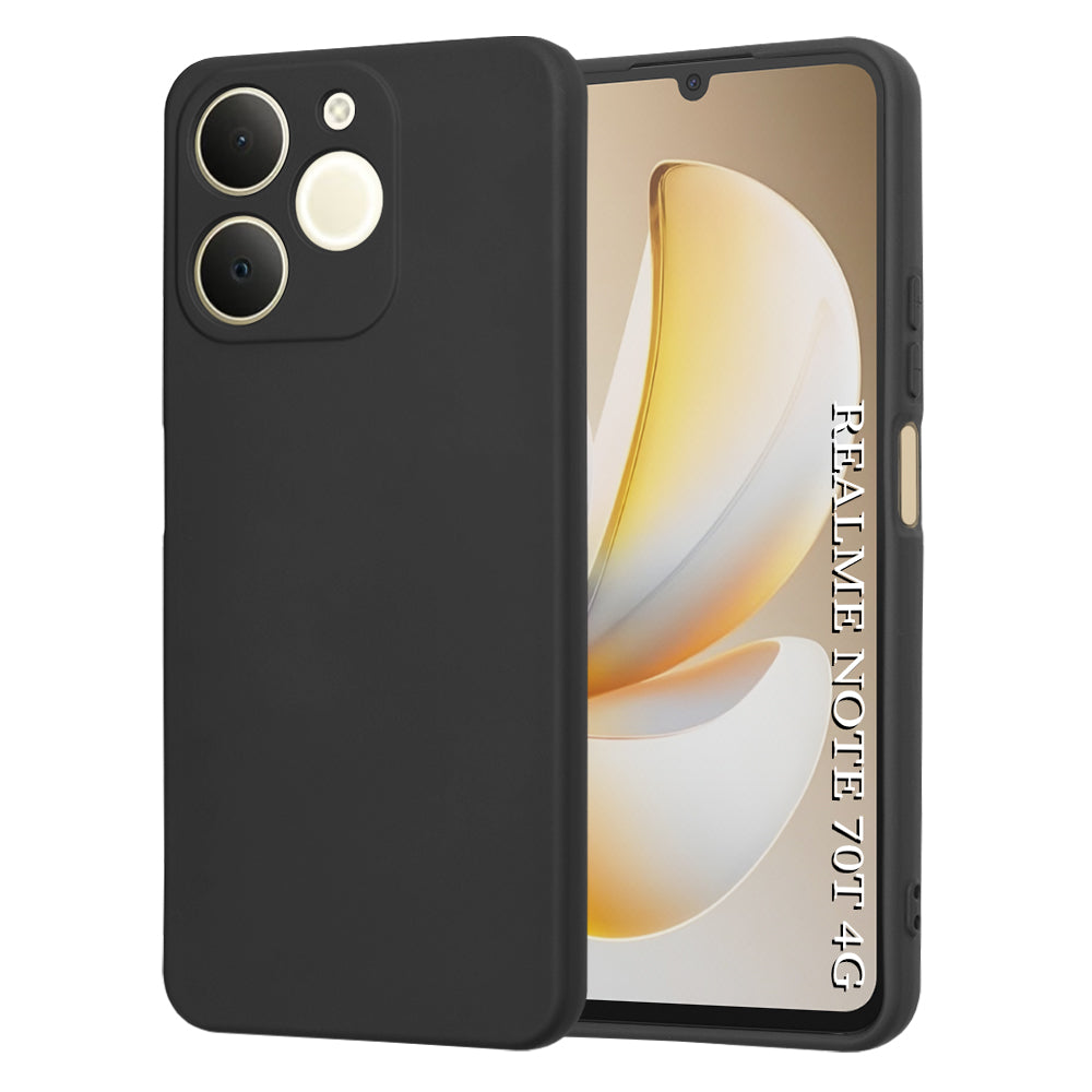 Funda para Realme Note 70T, Techsuit, SoftFlex, Negra