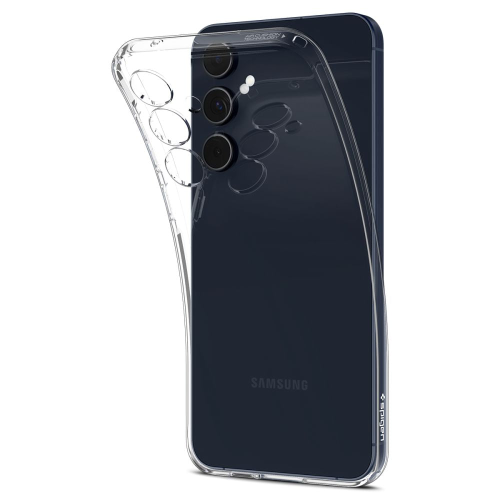 Funda para Samsung Galaxy A55 5G A556, Spigen, Cristal líquido, Transparente ACS07537 