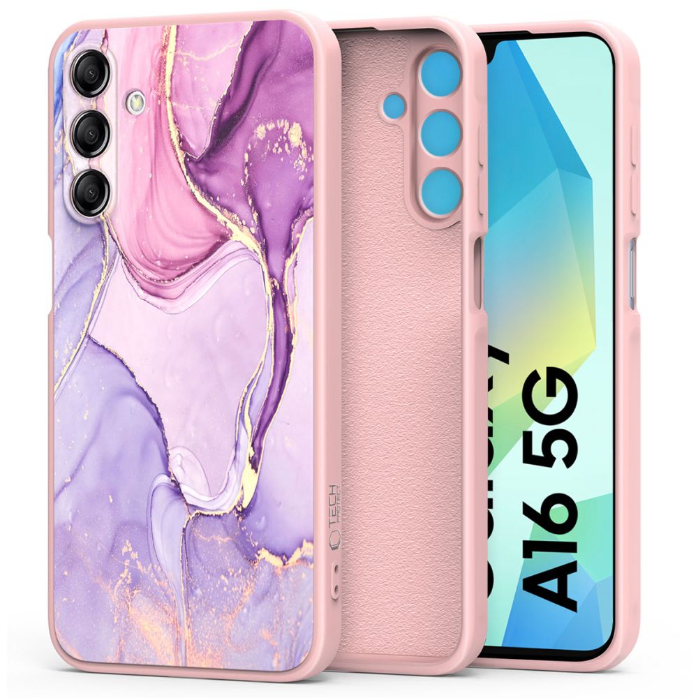 Funda para Samsung Galaxy A16 5G A166 / A16 4G A165, Tech-Protect, Icon, Violeta 