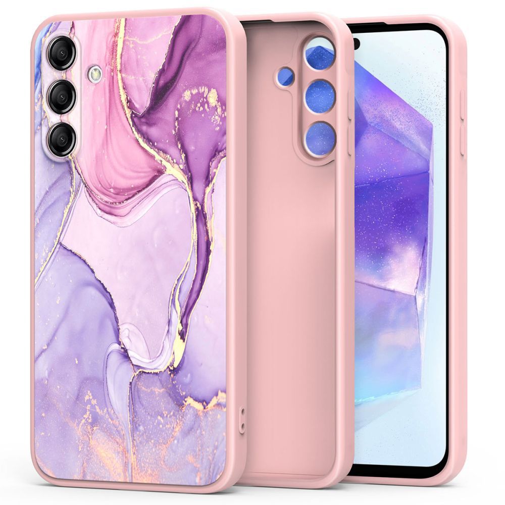 Funda para Samsung Galaxy A55 5G A556, Tech-Protect, Icon, Violeta 