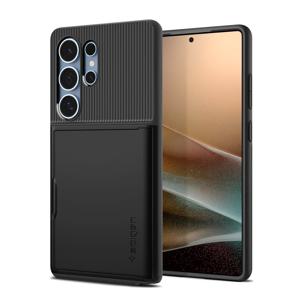 Funda para Samsung Galaxy S25 Ultra S938, Spigen, Slim Armor CS, Negra ACS08967