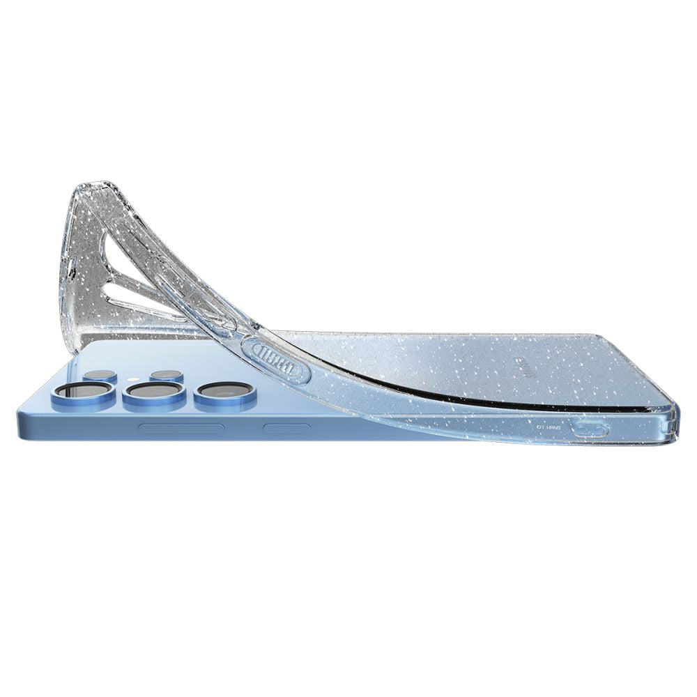 Funda para Samsung Galaxy S25 Ultra S938, Spigen, Liquid Crystal Glitter, Transparente ACS08950