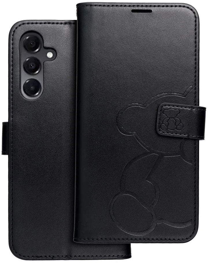 Funda para Samsung Galaxy A16 5G A166, OEM, MEZZO Teddy Bear, Negra