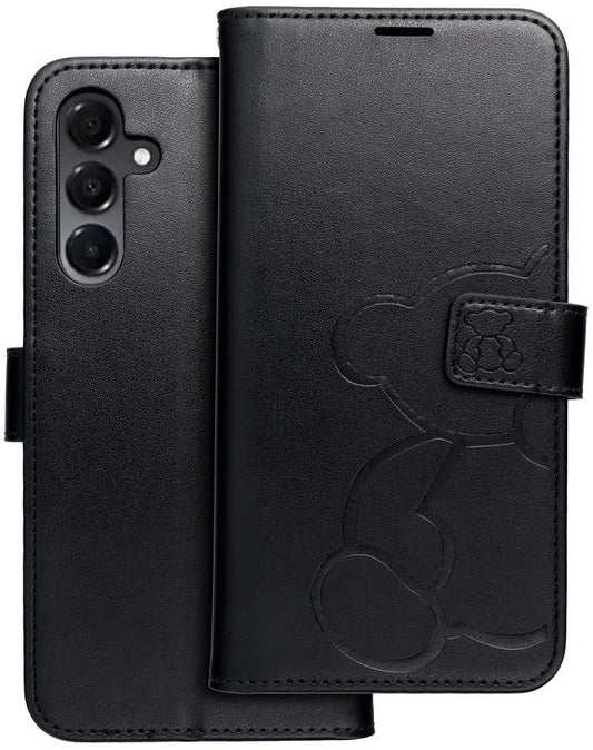 Funda para Samsung Galaxy A16 5G A166, OEM, MEZZO Teddy Bear, Negra