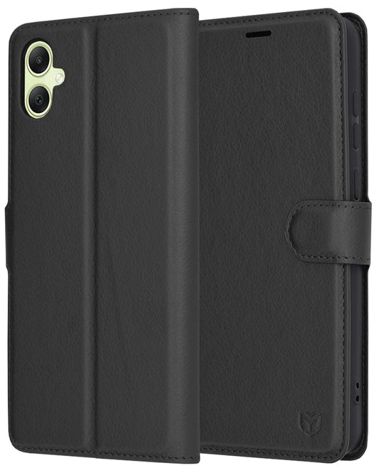 Funda para Samsung Galaxy A05 A055, Techsuit, Leather Folio, Negra