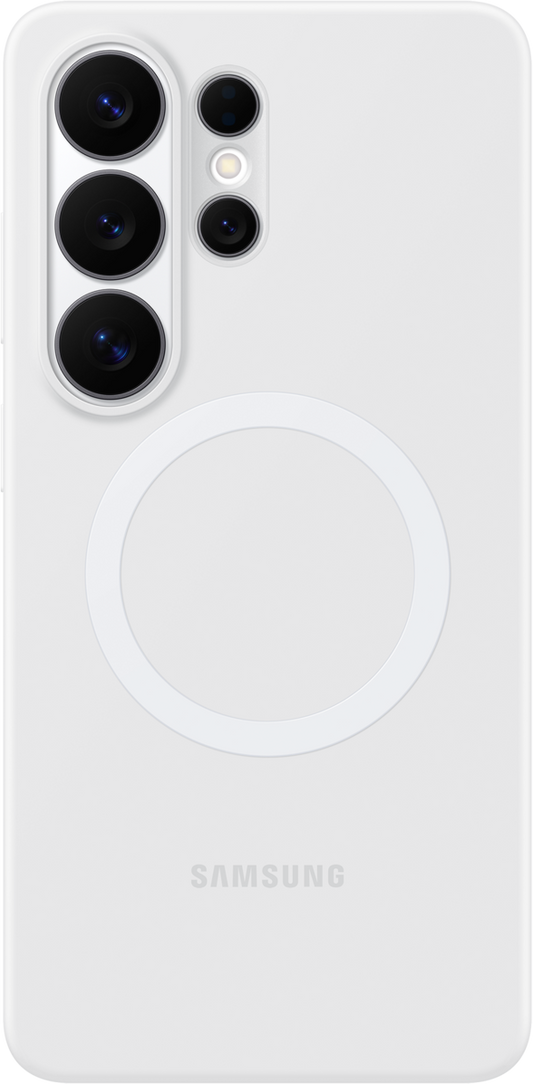 Funda para Samsung Galaxy S26 Ultra S948, Silicone Magnet Case, Blanca EF-ES948CWEGWW