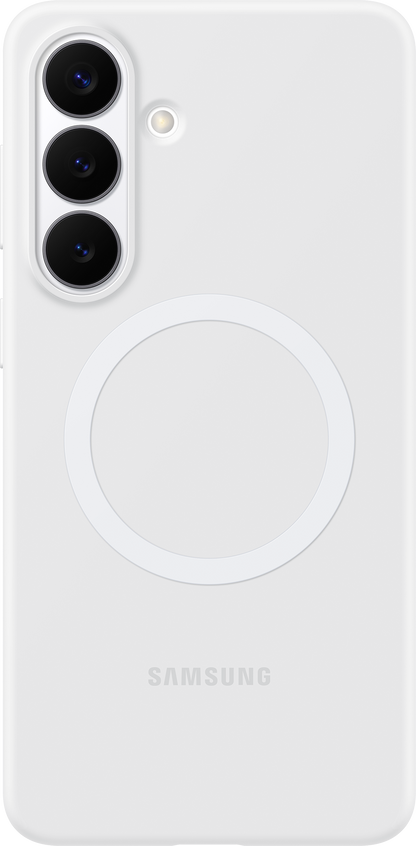 Funda para Samsung Galaxy S26 Plus S947, Silicone Magnet Case, Blanca EF-ES947CWEGWW