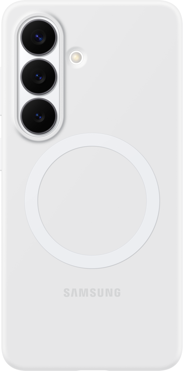 Funda para Samsung Galaxy S26 S942, Silicone Magnet Case, Blanca EF-ES942CWEGWW
