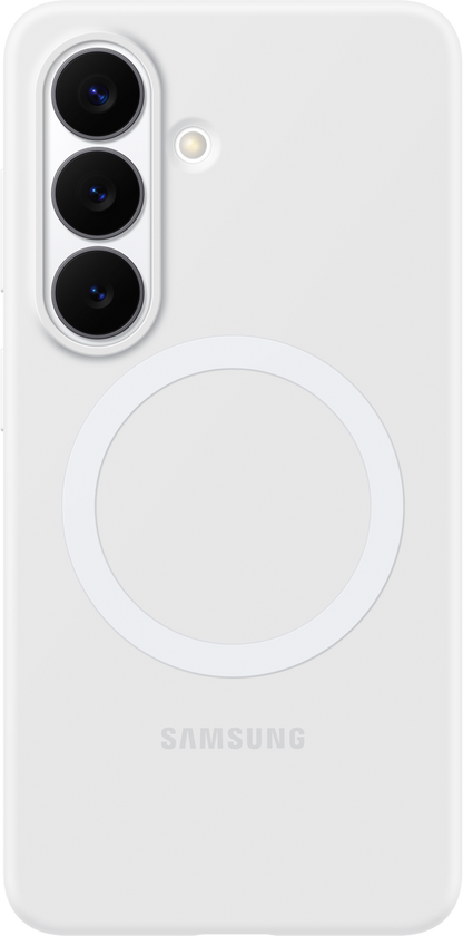 Funda para Samsung Galaxy S26 S942, Silicone Magnet Case, Blanca EF-ES942CWEGWW