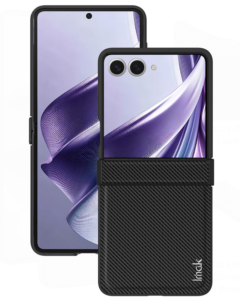 Funda para Samsung Galaxy Z Flip8 F776, Imak, Carbono, Negra