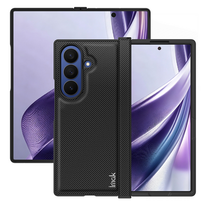 Funda para Samsung Galaxy Z Fold8 Ultra F976, Imak, Carbono, Negra