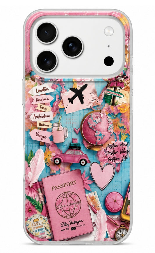 Funda para Samsung Galaxy A07 / A07 4G A075, Perfect Case, Dreamora Pink Flight, Multicolor