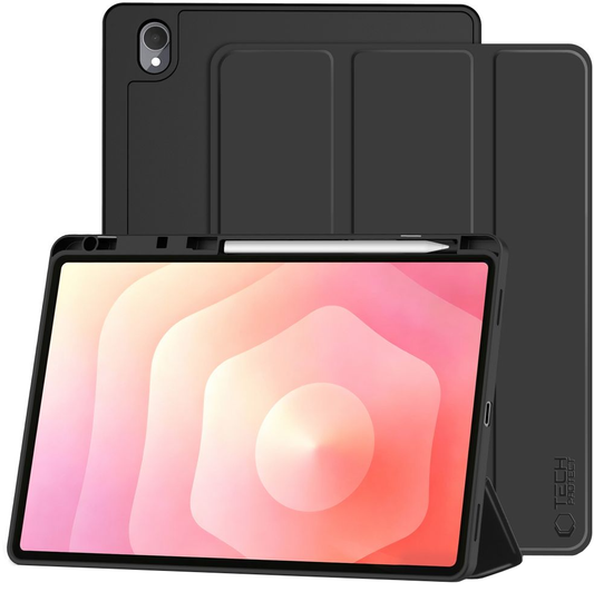 Funda para Samsung Galaxy Tab S12 Plus, Tech-Protect, SC PEN, Negra