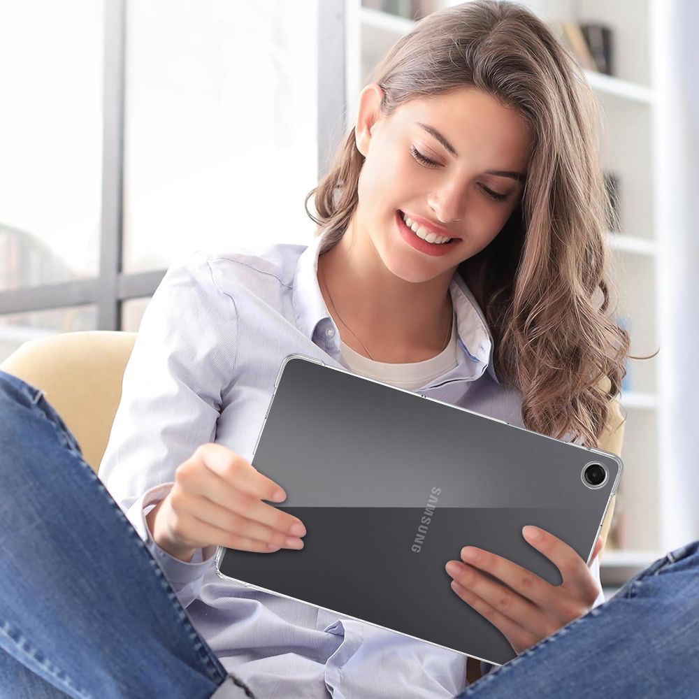 Funda para Samsung Galaxy Tab A11 / Tab A9, Tech-Protect, Flexair, Transparente