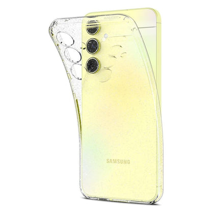 Funda para Samsung Galaxy A55 5G A556, Spigen, Liquid Crystal Glitter, Transparente ACS07538 