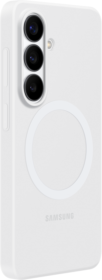 Funda para Samsung Galaxy S26 S942, Silicone Magnet Case, Blanca EF-ES942CWEGWW