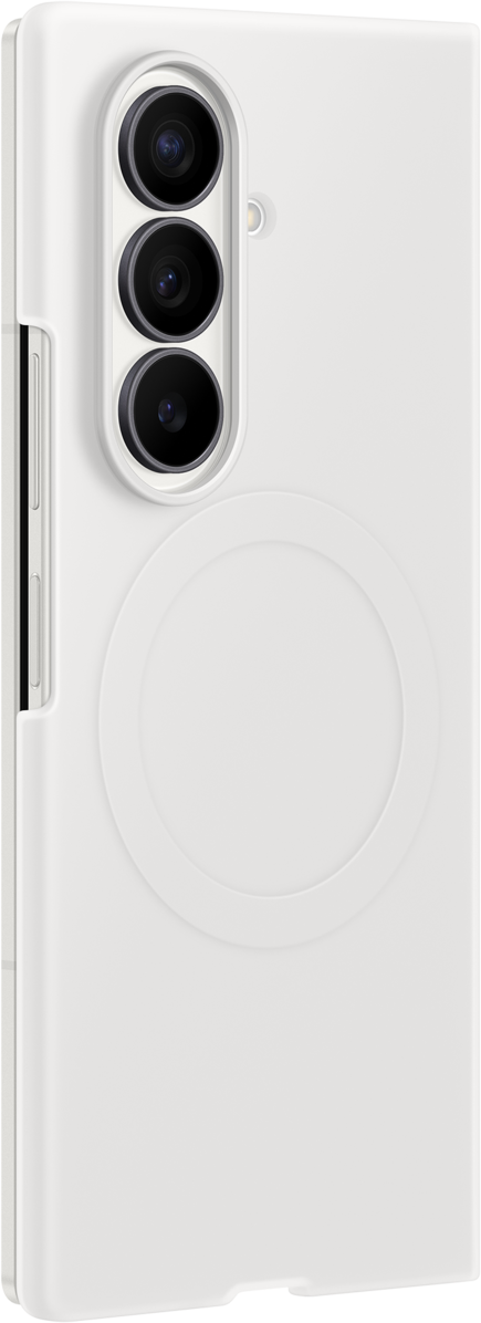 Case for Samsung Galaxy Z Fold8 Ultra F976, Silicone Magnet Case, White EF-EF976CWEGWW