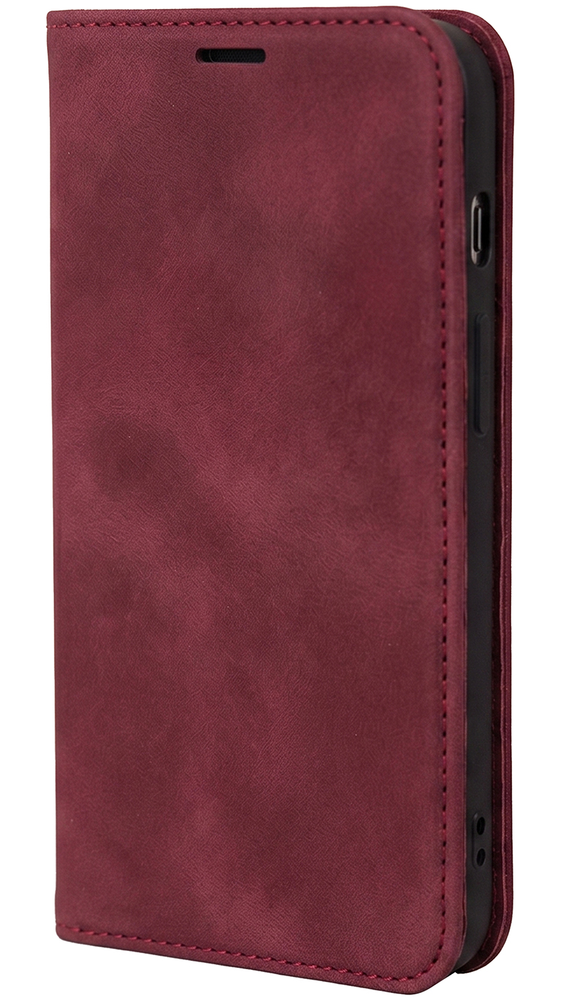 Funda para Samsung Galaxy A18 5G A186 / A17 4G A175 / A17 5G A176 / A26 A266, OEM, Smart Suede, burdeos