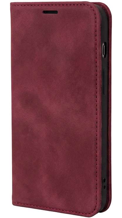 Funda para Samsung Galaxy A18 5G A186 / A17 4G A175 / A17 5G A176 / A26 A266, OEM, Smart Suede, burdeos