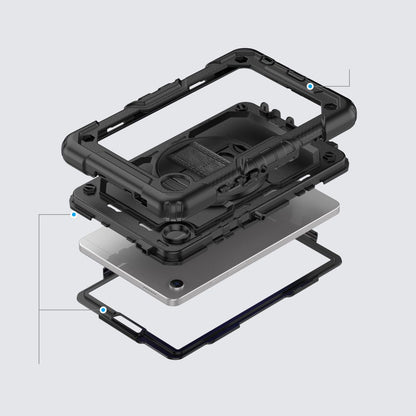 Funda para Samsung Galaxy Tab A11 / Tab A9, Tech-Protect, Solid360, Negra