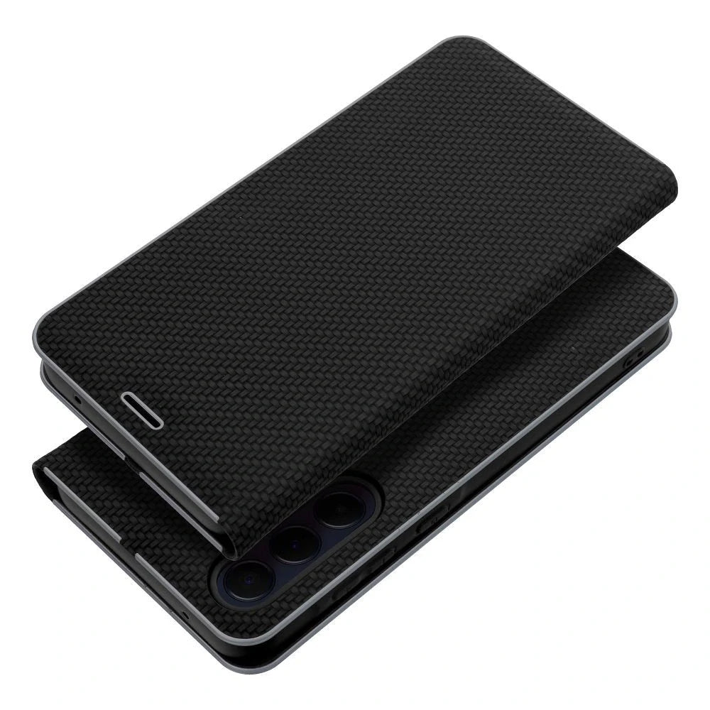 Funda para Samsung Galaxy A36 A366, OEM, Luna Carbon, Negra
