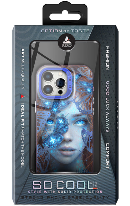 Funda para Samsung Galaxy S26 S942, LUXO So CooL, ArcadiA Butterfly Girl, Multicolor