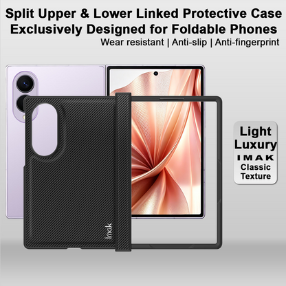 Funda para Samsung Galaxy Z Fold8 F971, Imak, Carbono, Negra
