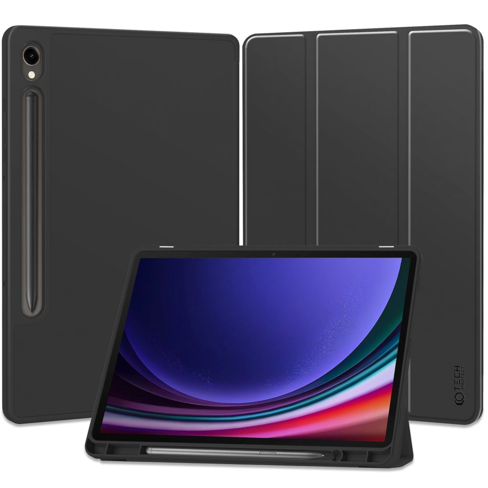 Funda para Samsung Galaxy Tab S9, Tech-Protect, SC PEN, Negro 