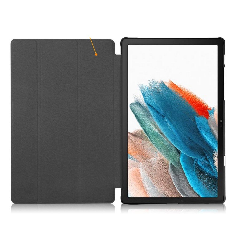 Funda para Samsung Galaxy Tab A8 10.5 (2021), Tech-Protect, SmartCase Sad Cat, Multicolor