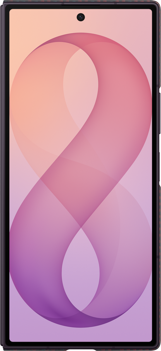 Funda para Samsung Galaxy Z Fold8 Ultra F976, Carbon Magnet Case, Roja EF-KF976SREGWW