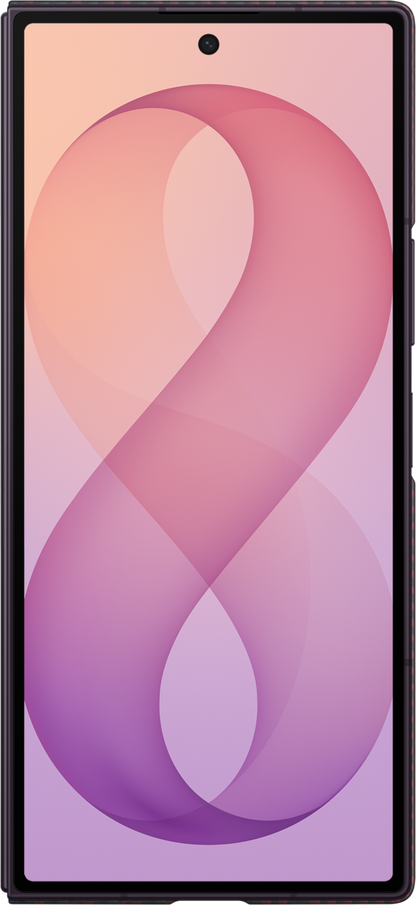 Funda para Samsung Galaxy Z Fold8 Ultra F976, Carbon Magnet Case, Roja EF-KF976SREGWW