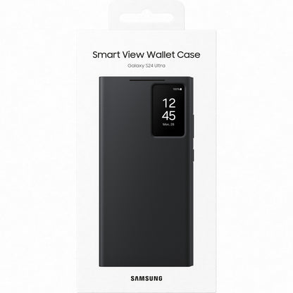 Funda para Samsung Galaxy S24 Ultra S928, S-View Wallet, Negro EF-ZS928CBEGWWW 